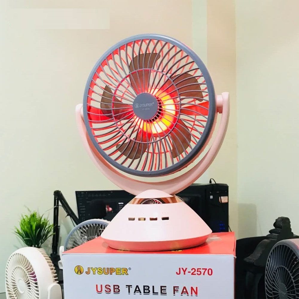 💥JYSUPER JY-2570! 🔥 Fan + LED Light + Premium Look 😍 25-20 ঘন্টা ব্যাকআপ।বাতাসে একদম ঝড়! 🌬️💙