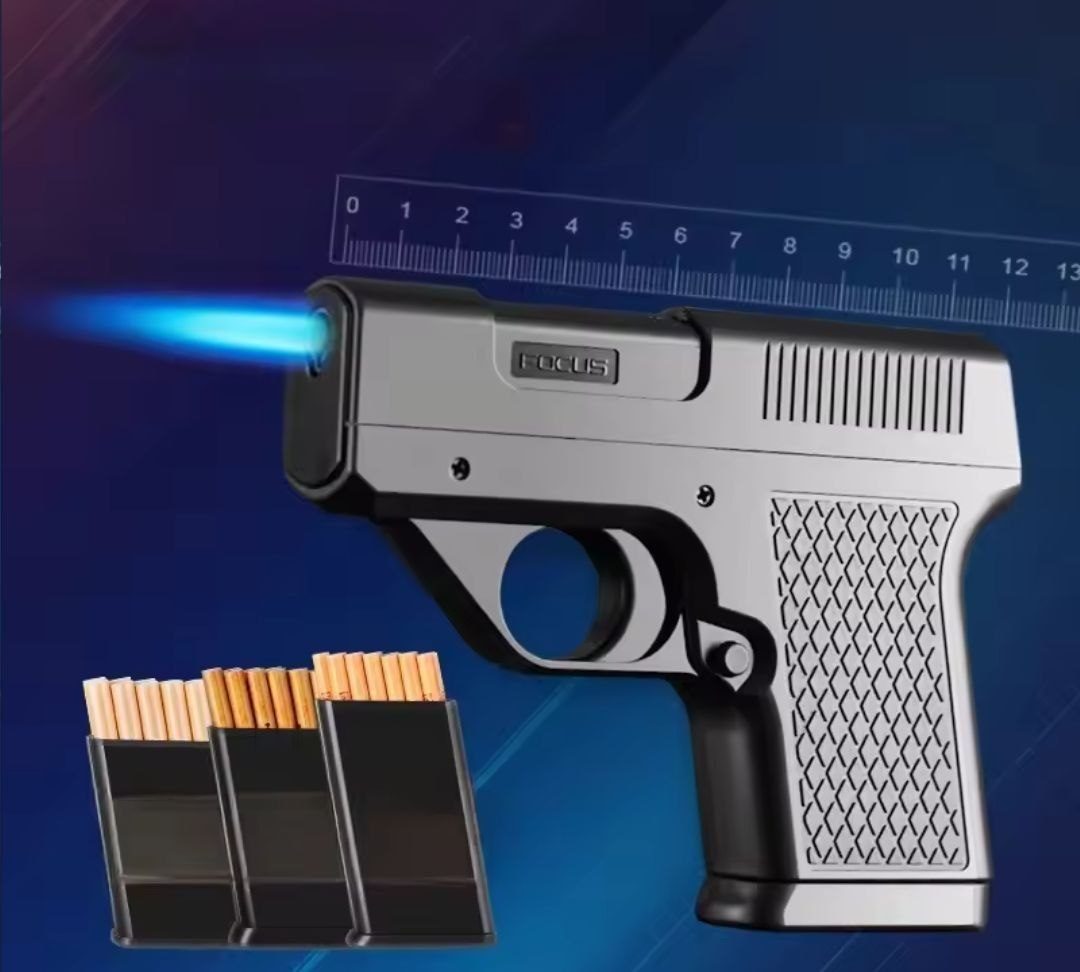 💥Focus YH096  cigarette case  pistol- lighter.💥