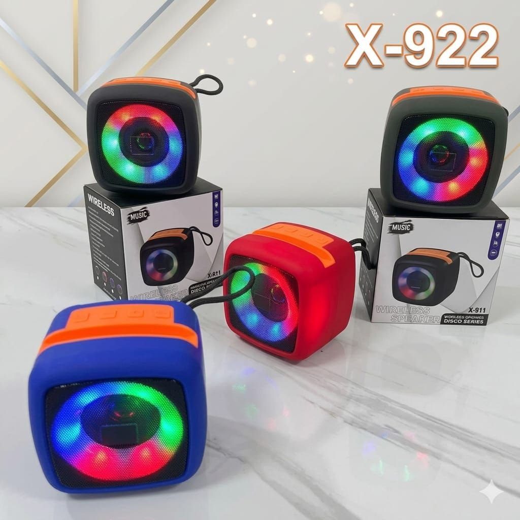 🔊✨ X-922 Bluetooth RGB Speaker ✨🔊
