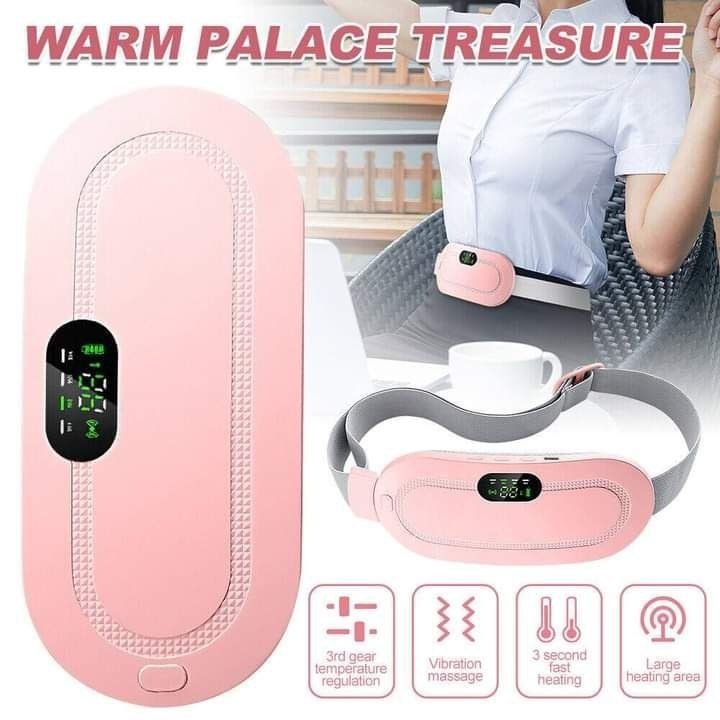 ✨Heating pad for Period Cramps & Vibration sliming Massage belt✨