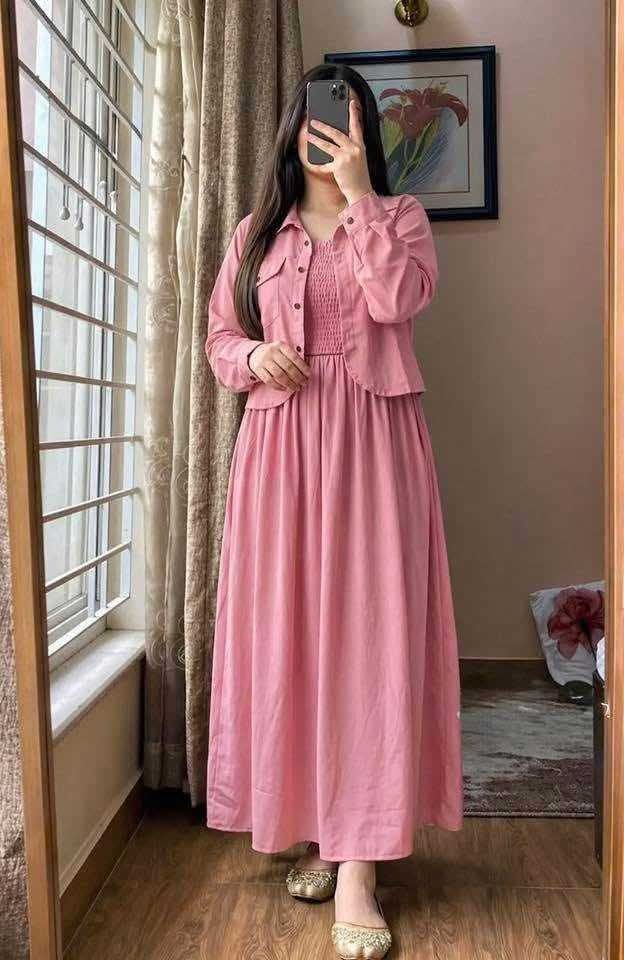 Georette Two piece gown set