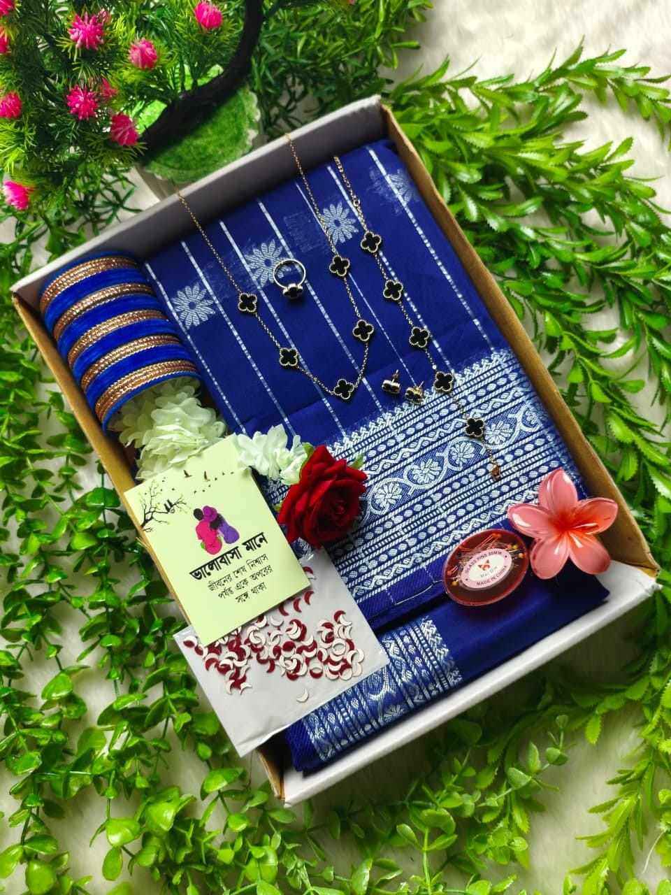 🌹 All Time Bazaar নিয়ে এলো স্পেশাল শাড়ির গিফট কম্বো 🌹