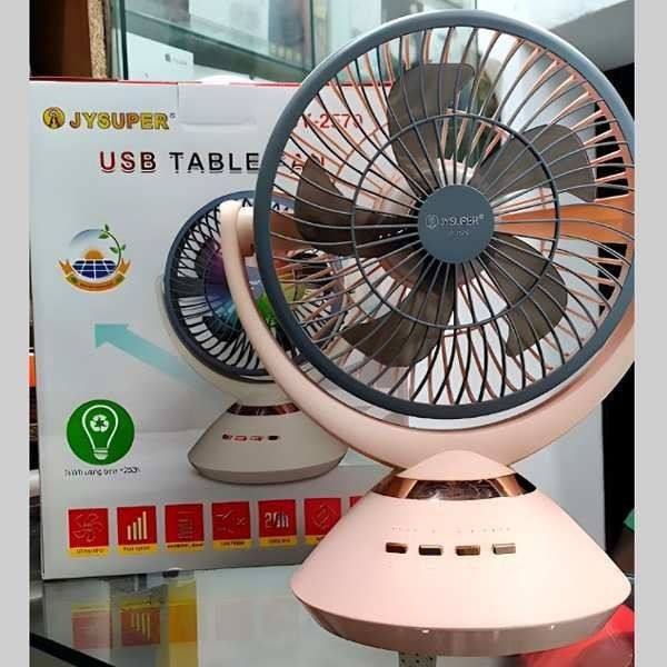 💥JYSUPER JY-2570! 🔥 Fan + LED Light + Premium Look 😍 25-20 ঘন্টা ব্যাকআপ।বাতাসে একদম ঝড়! 🌬️💙