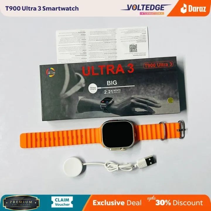 ⭐ T900 Ultra 3 Smart Watch – নতুন স্টক!