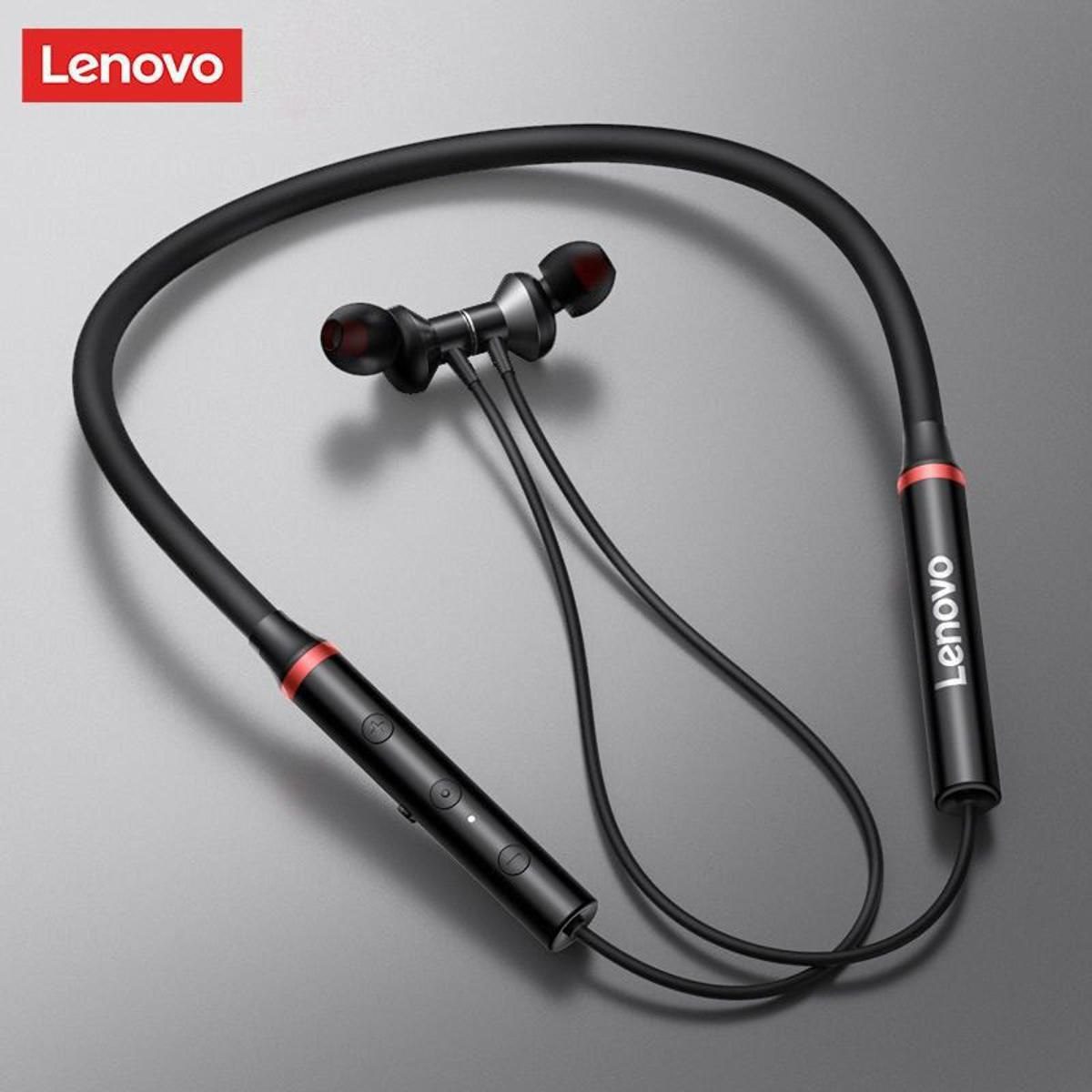 Lenovo Upgraded Hanging NeckEarphones Sports Bluetooth Earphones (6D Surround Sound) 🔴🏃‍♂️