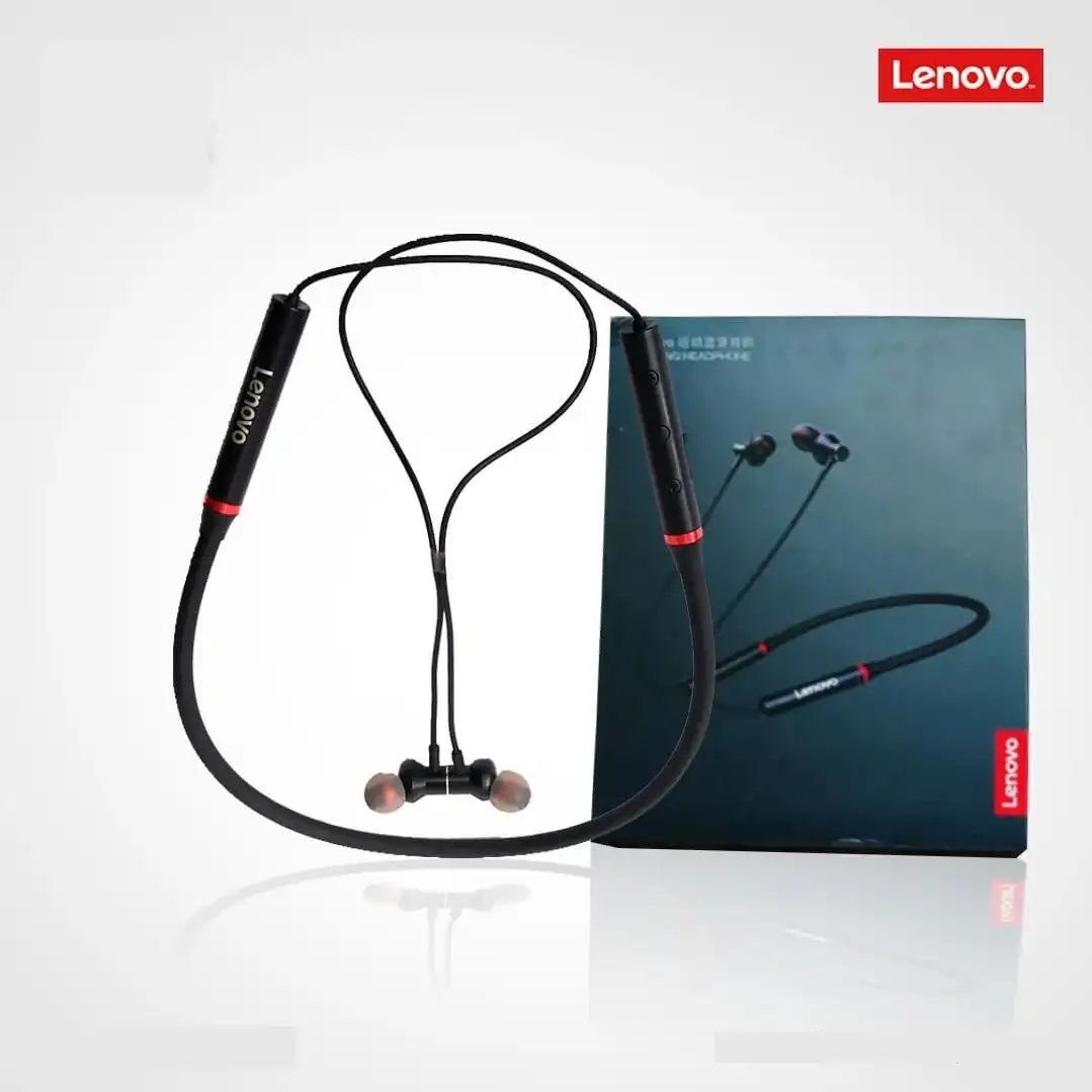 Lenovo Upgraded Hanging NeckEarphones Sports Bluetooth Earphones (6D Surround Sound) 🔴🏃‍♂️
