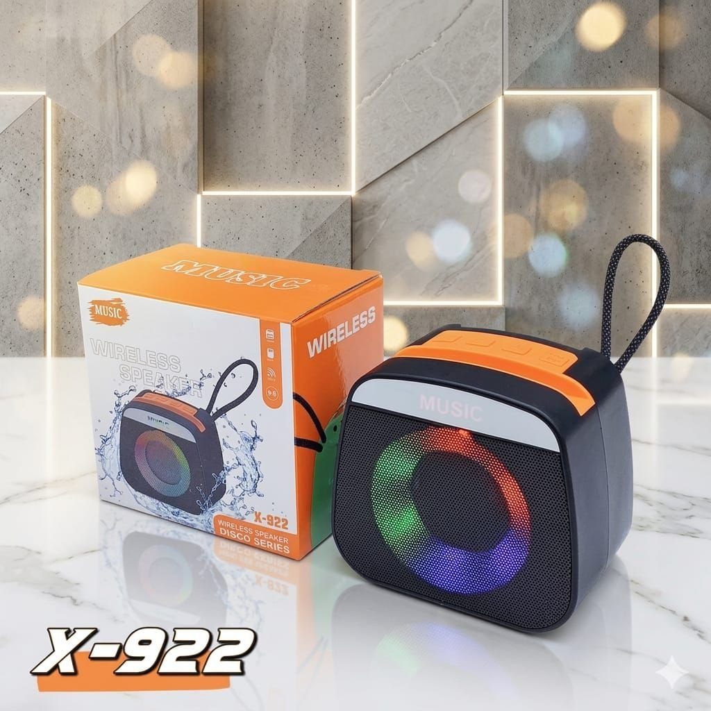 🔊✨ X-922 Bluetooth RGB Speaker ✨🔊