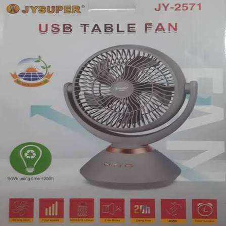 🌬️ সব Time Bazaar নিয়ে এলো JYSUPER JY-2571 রিচার্জable USB Table Fan 🔥