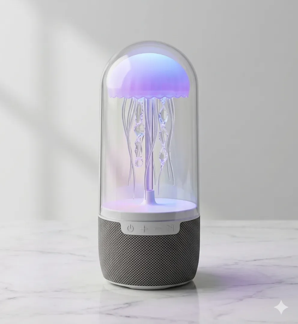 🌈 Aura Light Magnetic Jellyfish Bluetooth Speaker