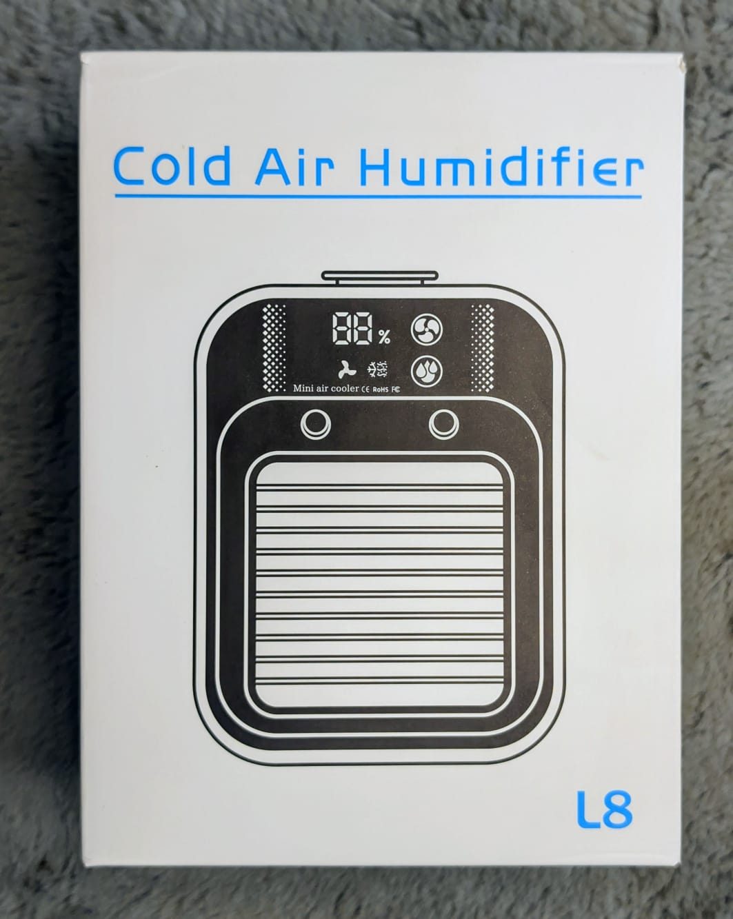 Cold Air HumidifierএবংLED digital display fan