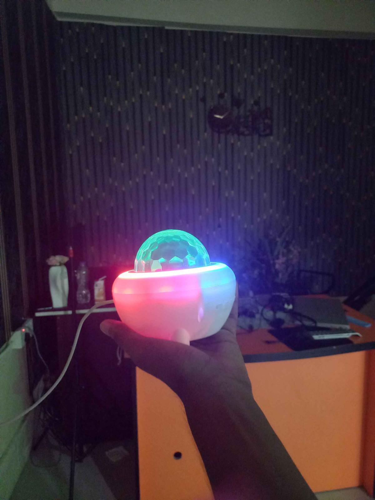 LED Disco Crystal Magic Ball Speaker