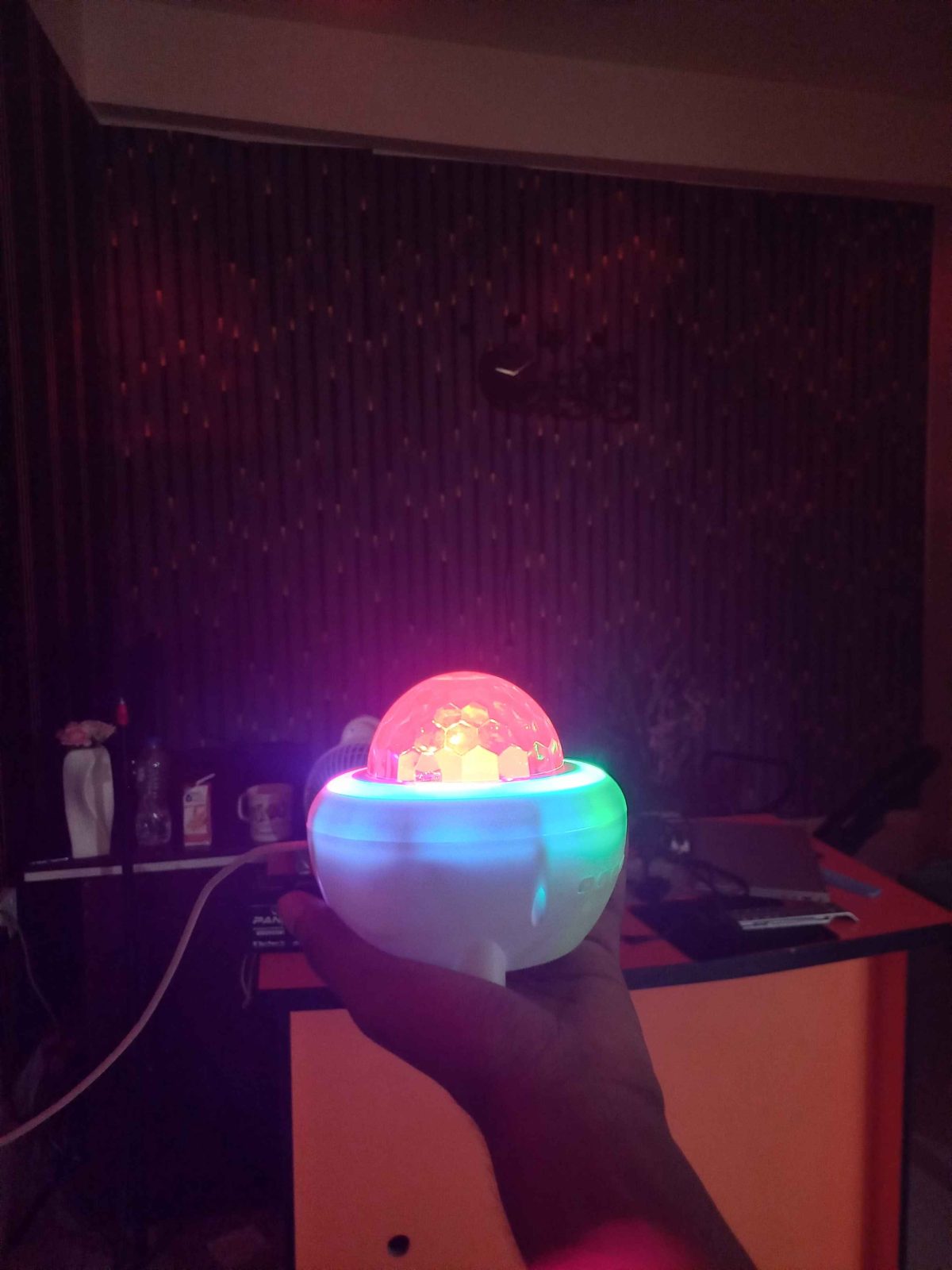 LED Disco Crystal Magic Ball Speaker