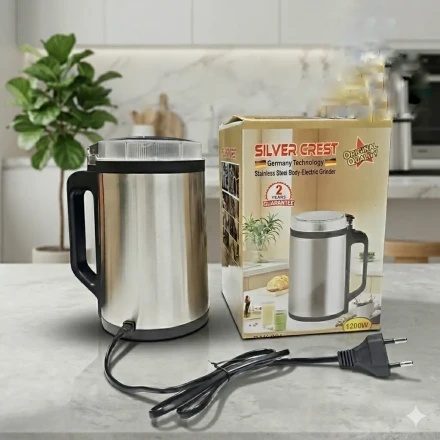 Silver Crest Stainless Steel Electric Mini Grinder