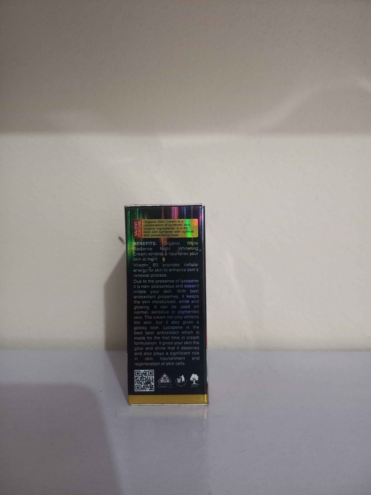 ORGANIC Black Out Fairness & Spot Out Cream (with SPF 30)