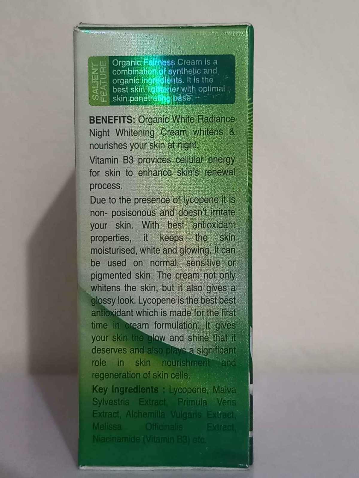 ORGANIC Booster Serum Skin Cream with SPF 30