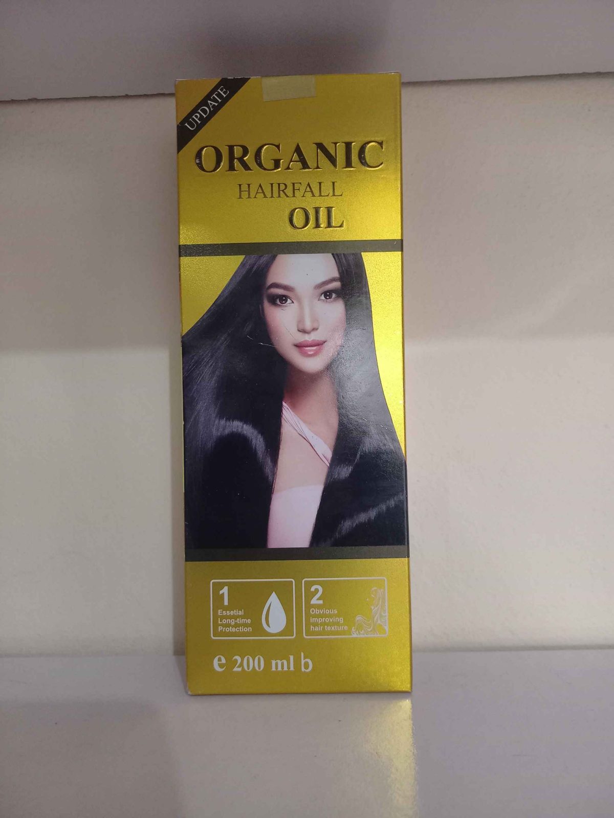 Organic Hairfall Oil 2in1 With Argan Extract - চুল পড়া রোধ ও মসৃণ করার ভেষজ তেল