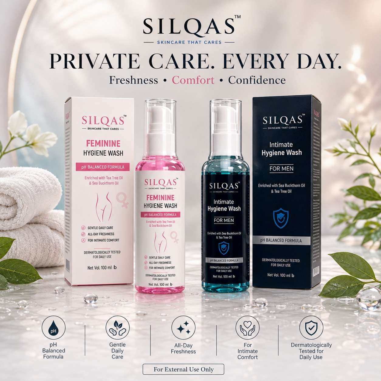 SILQAS Feminine Hygiene Wash