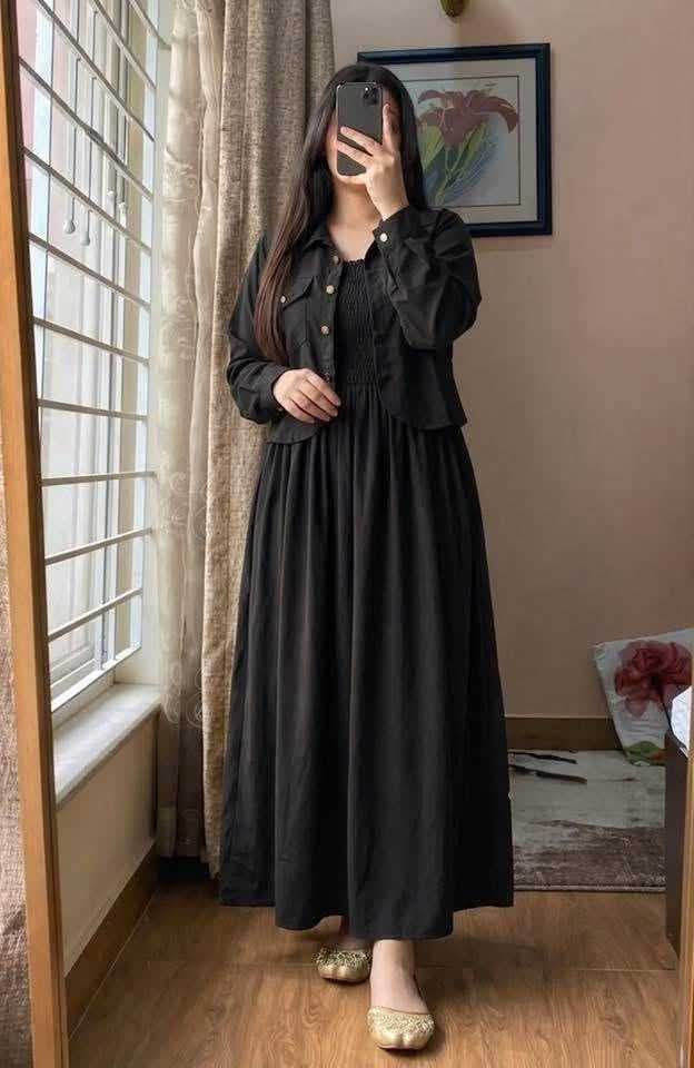 Georette Two piece gown set