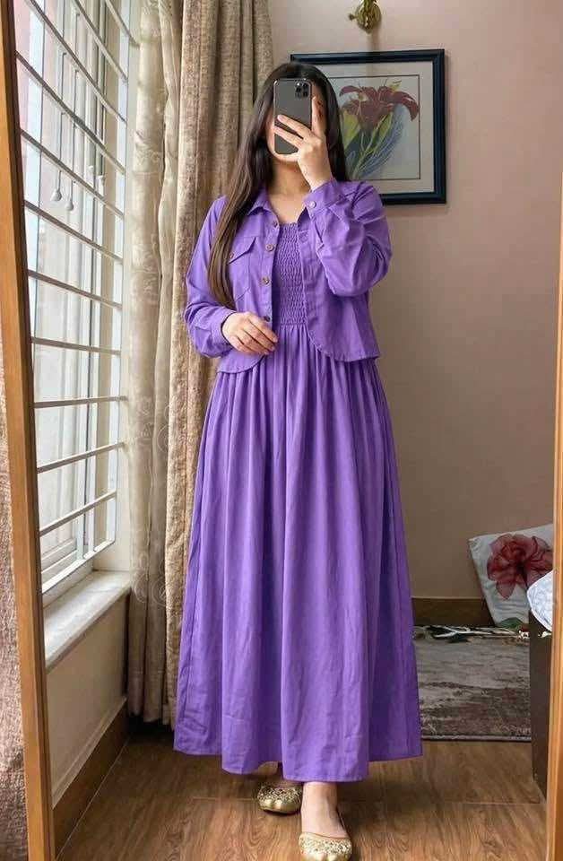 Georette Two piece gown set