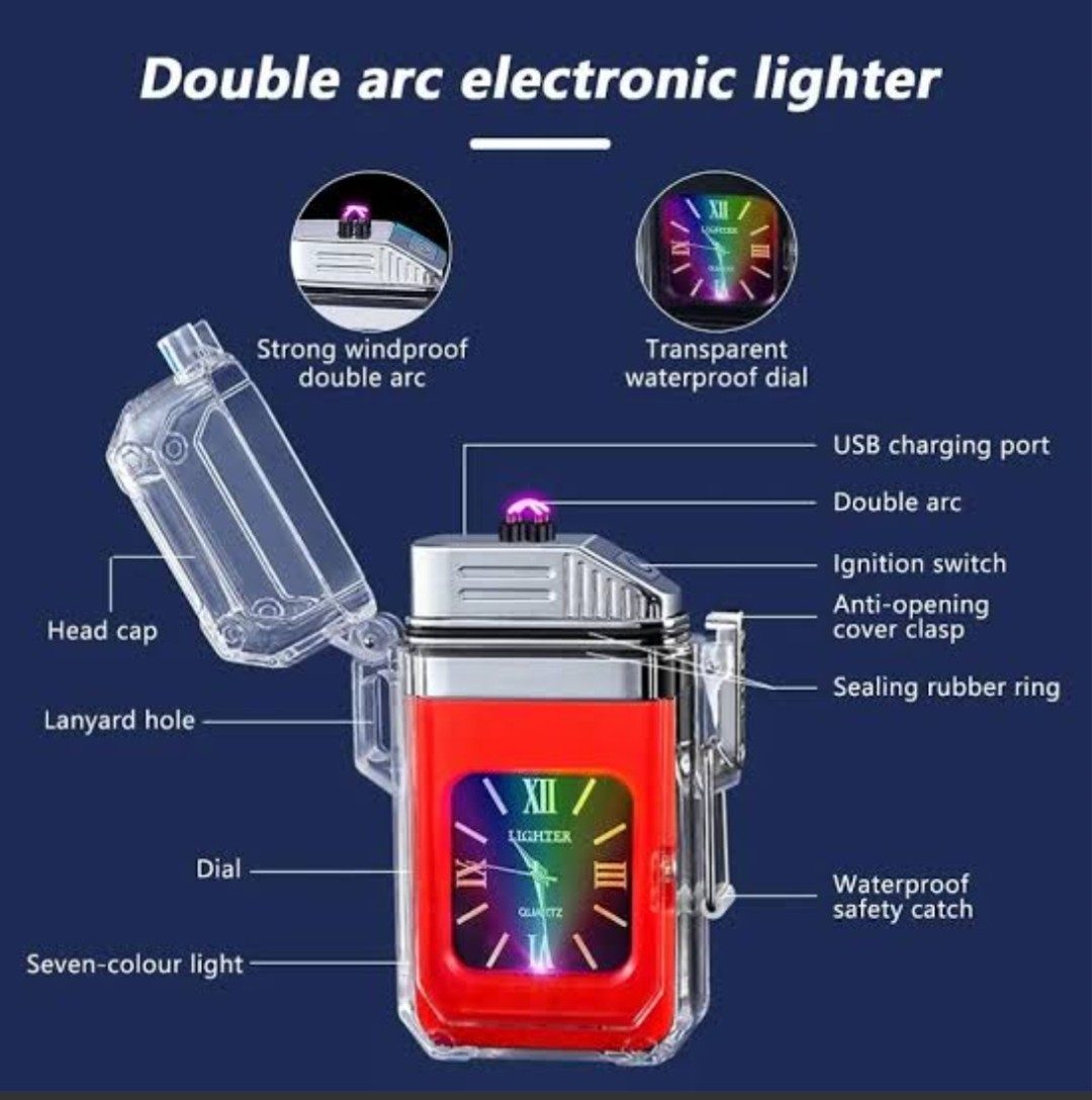 🔥 ইলেকট্রিক প্লাজমা লাইটার – Premium Rechargeable Lighter ⚡