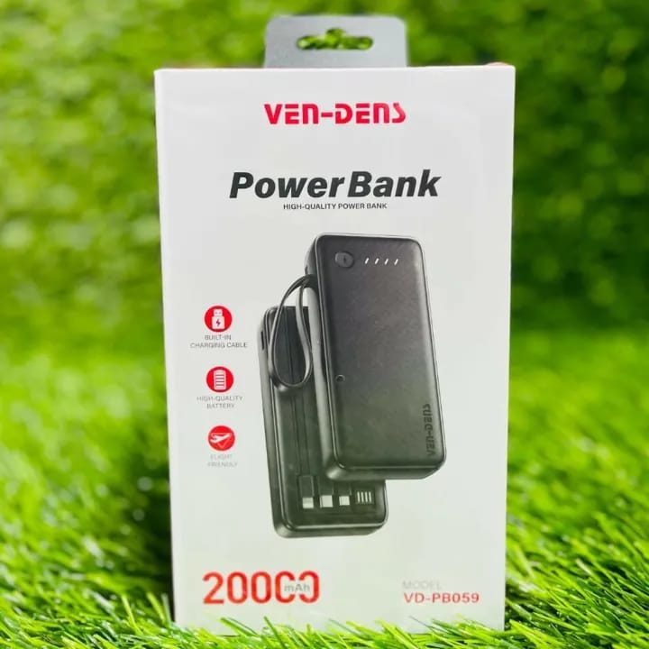 🔋 VEN-DENS 20000mAh Power Bank — VD-PB059