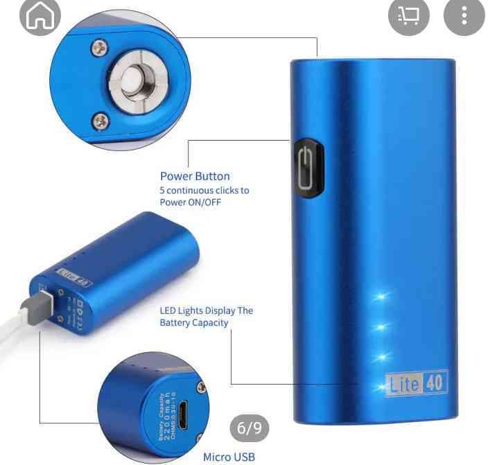 Lite 40 Vape Kit ইলেকট্রনিক সিগারেট / ভেপ কিট