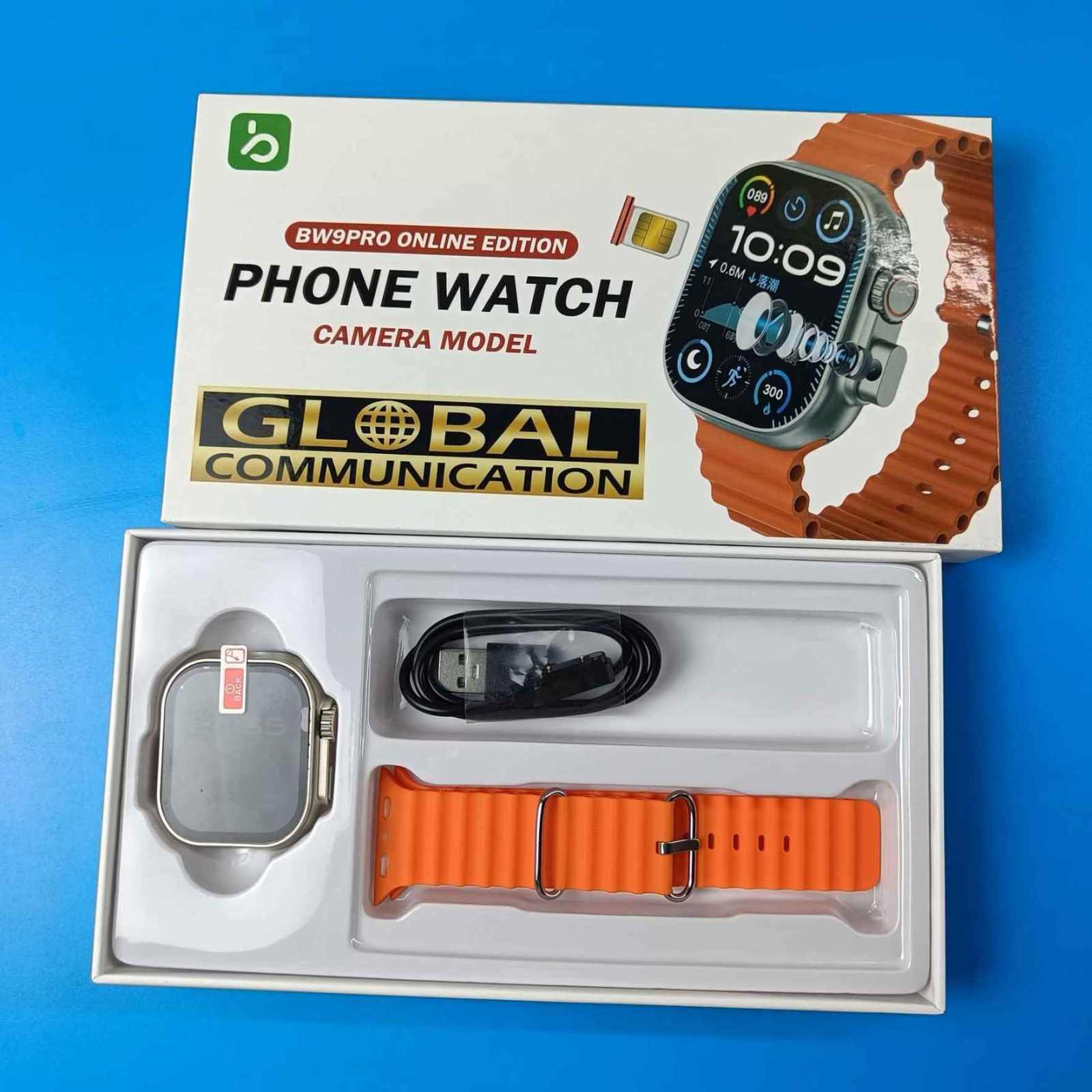 Bw9 Smart Phone Watch SIM Card Supported