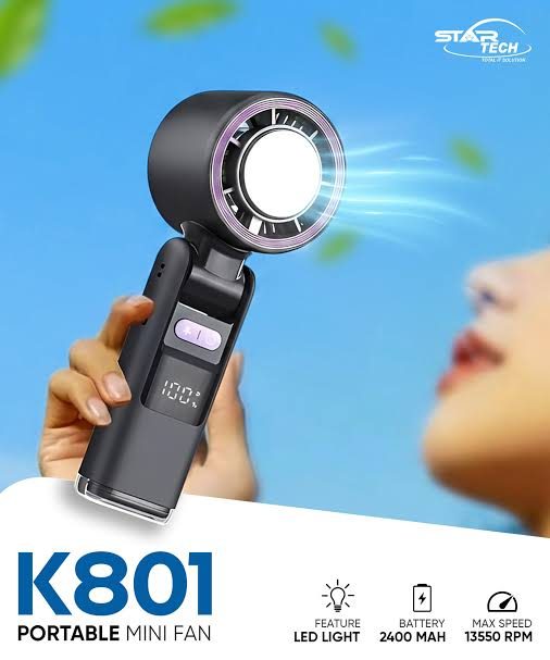 🌀Handheld Fan|হ্যান্ডহেল্ড রিচার্জেবল ফ্যান
